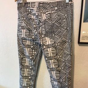Cool print jeans